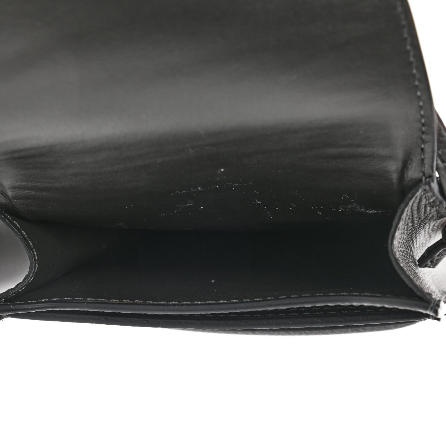 Grained Calfskin Phone Pouch With Flap