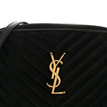 Saint Laurent Nylon Matelasse Monogram Lou Camera Bag Black 8 of 14