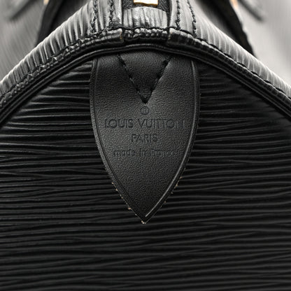 Louis Vuitton Epi Speedy 25 Black 6 of 10