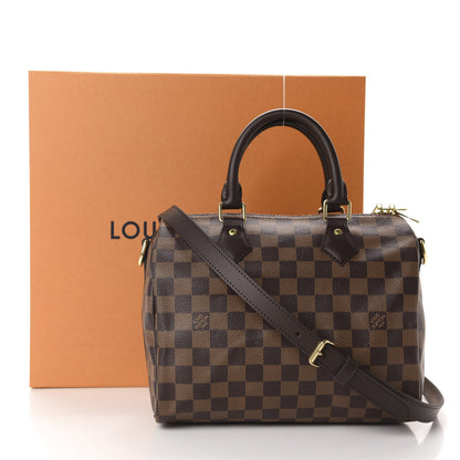 Louis Vuitton Damier Ebene Speedy Bandouliere 25 11 of 11
