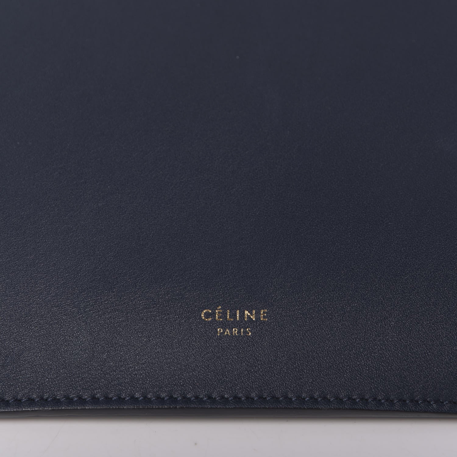 Celine Smooth Calfskin Mini Clasp Bag Navy 8 of 9
