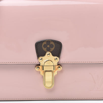 Louis Vuitton Patent Calfskin Monogram Cherrywood BB Rose Ballerine 8 of 12