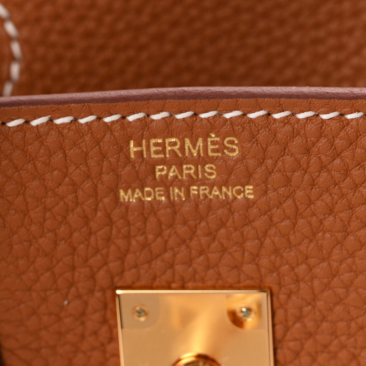 Hermes Togo Birkin 25 Gold 6 of 11