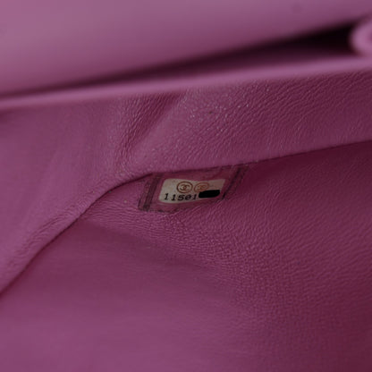 Chanel Lambskin Quilted Medium Double Flap Pink 12 of 15