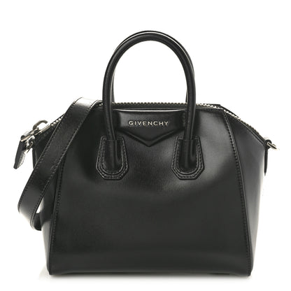 Givenchy Shiny Lord Calfskin Mini Antigona Black 1 of 11