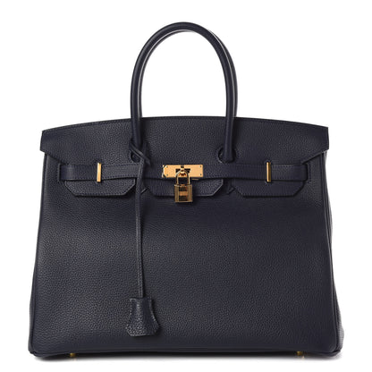 Hermes Togo Birkin 35 Bleu Nuit 1 of 38