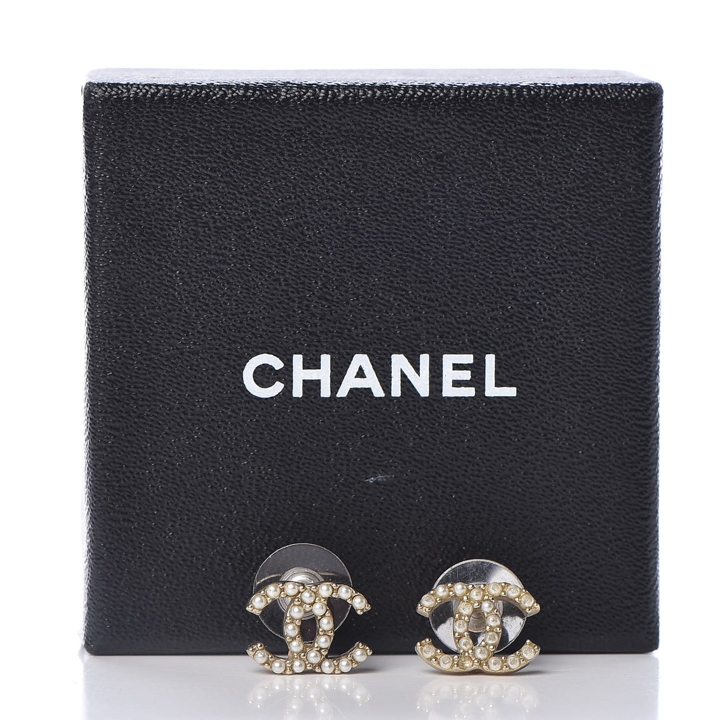 Pearl CC Earrings Light Gold
