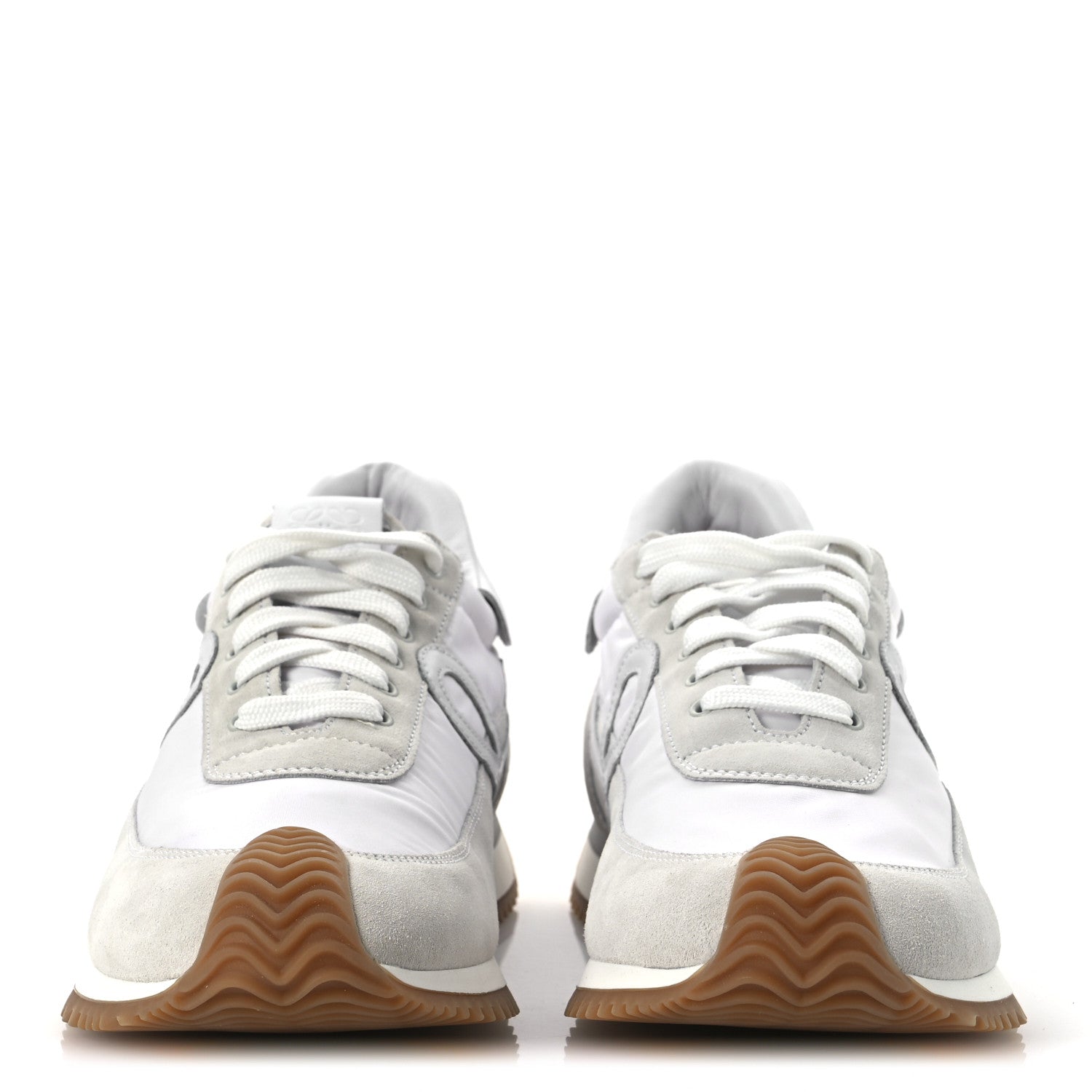 Loewe Nylon Suede Flow Retro Runner Sneakers 41 White 3 of 13