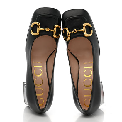 Gucci Malaga Kid Horsebit 75mm Pumps 38 Black 2 of 9