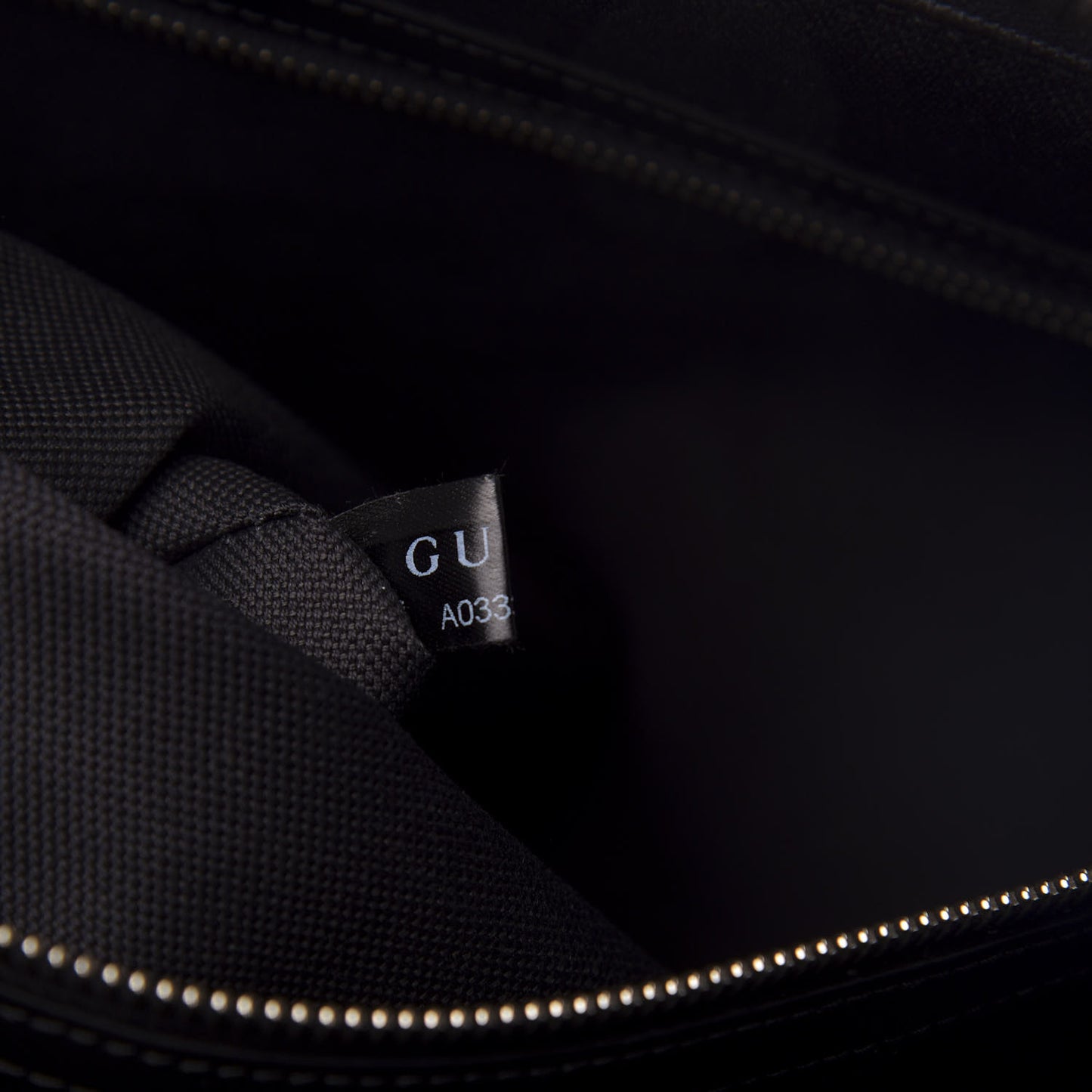 Soft GG Supreme Monogram Appia Calfskin Web Large Carry On Duffle Bag Black Grey