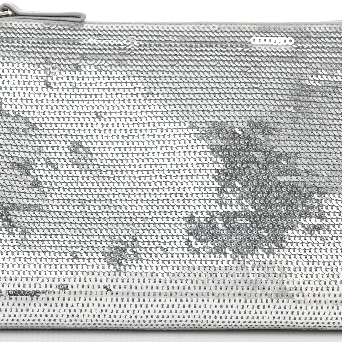 Sequin Micro Marquess Bag Silver