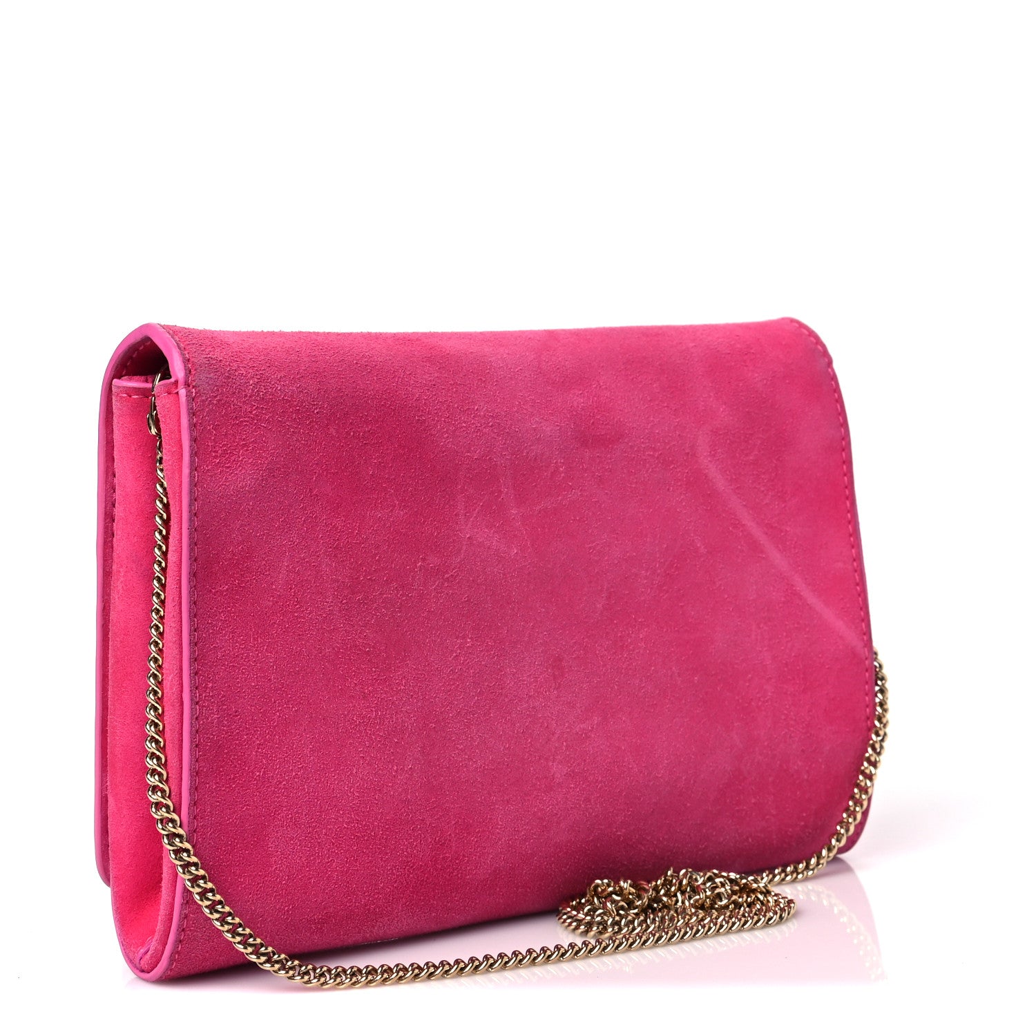Versace Suede Palazzo Medusa Evening Bag Pink 2 of 7