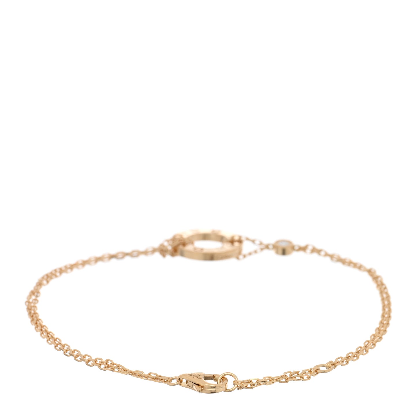 18K Yellow Gold Diamond Love Bracelet