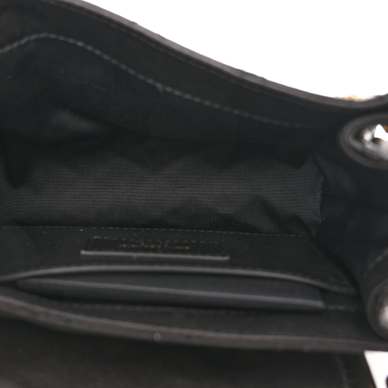 Saint Laurent Lambskin Quilted Monogram Mini Nolita Black 5 of 9