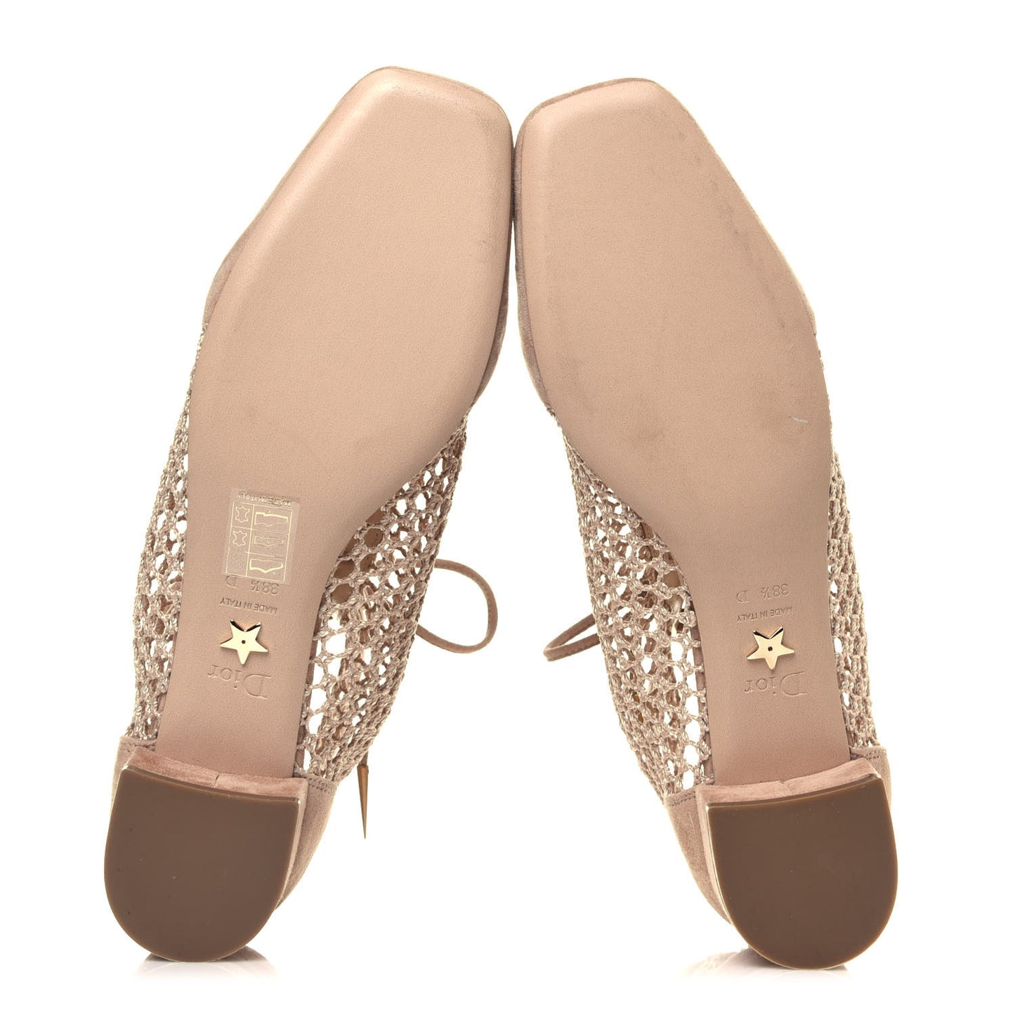 Suede Resille Naughtily-D 30mm Ankle Boots 38.5 Nude
