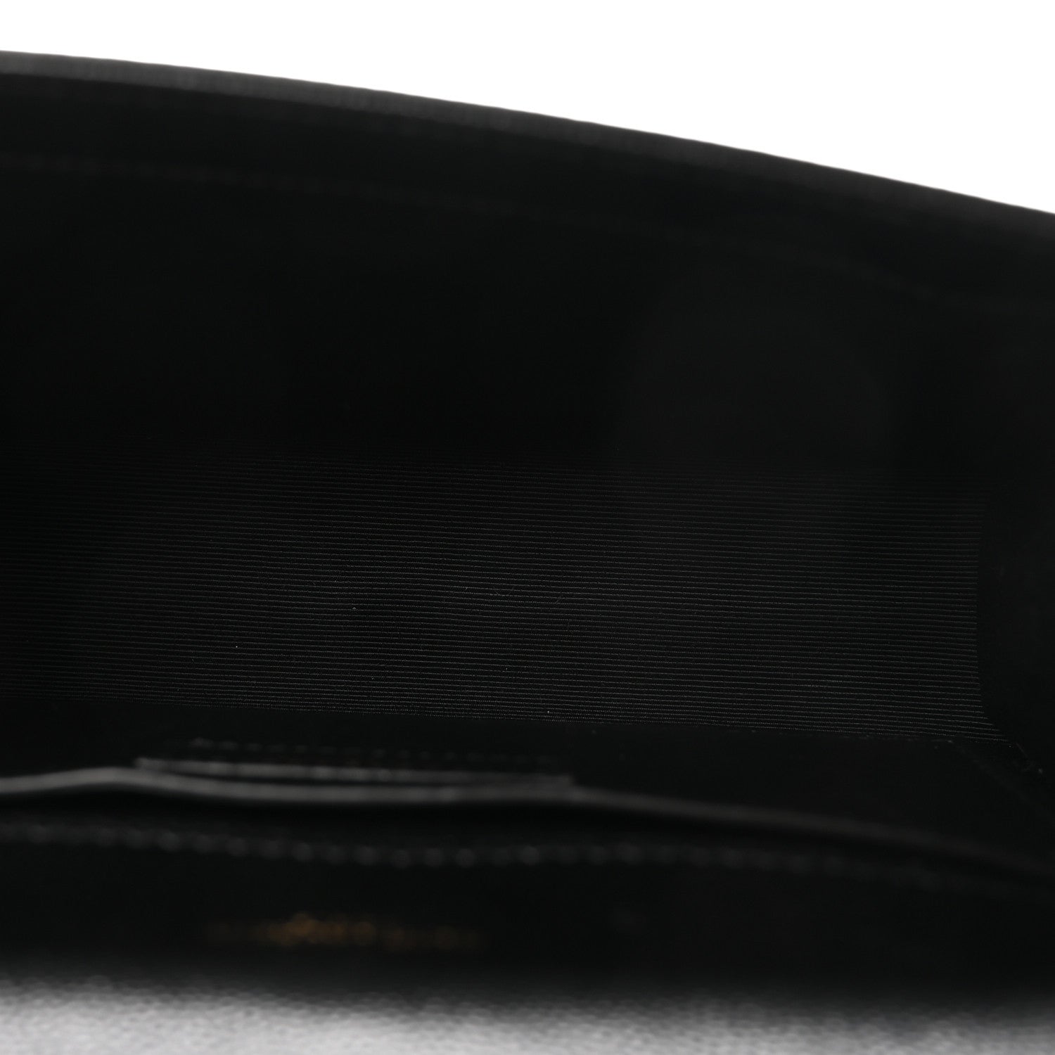 Saint Laurent Calfskin Crocodile Embossed Small Classic Monogram Kate Tassel Satchel Black 5 of 9