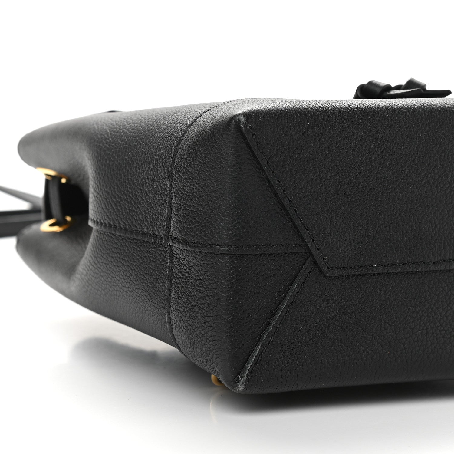Louis Vuitton Calfskin Lockme Mini Backpack Black 7 of 8