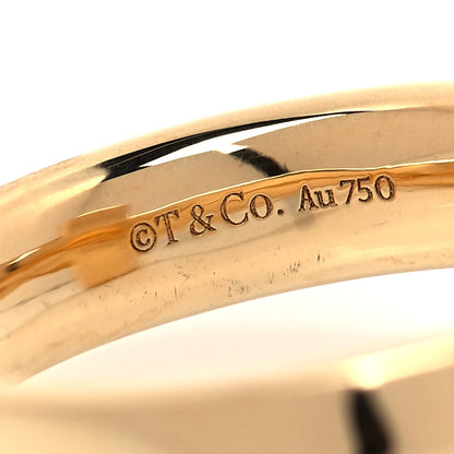 Tiffany 18K Yellow Gold 4.5mm T T1 Ring 52 6 4 of 5