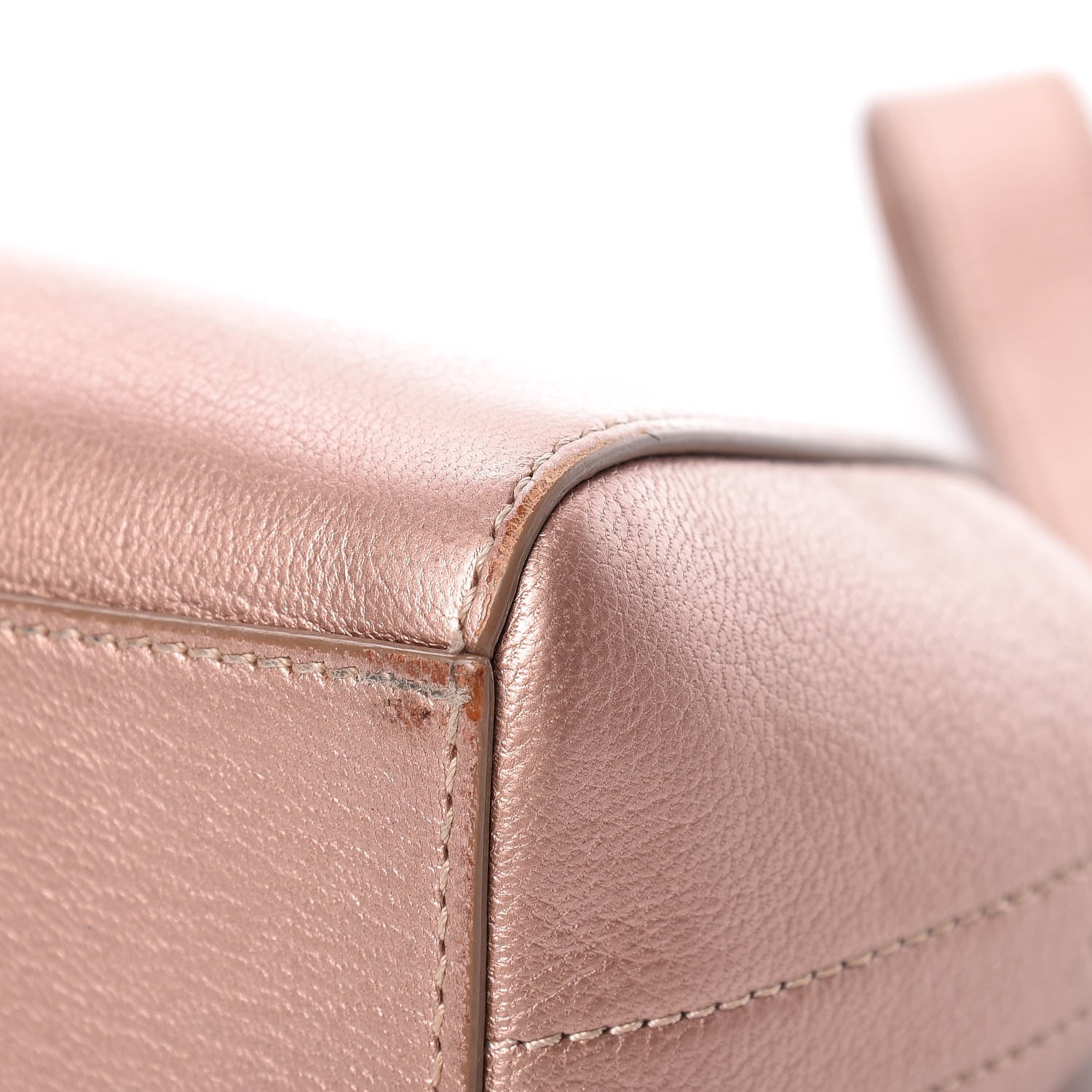Givenchy Metallic Sugar Goatskin Small Antigona Beauty Wristlet Light Pink 18 of 21