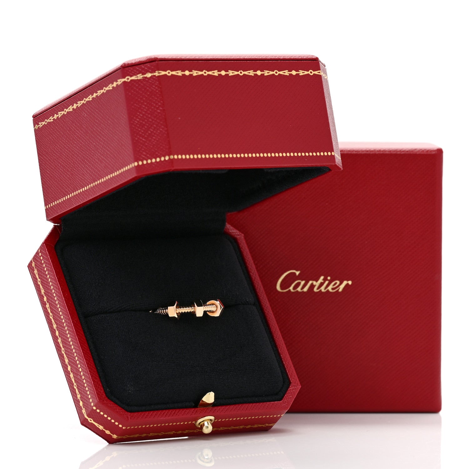 Cartier 18K Pink Gold Ecrou de Cartier Ring 49 5 5 of 5