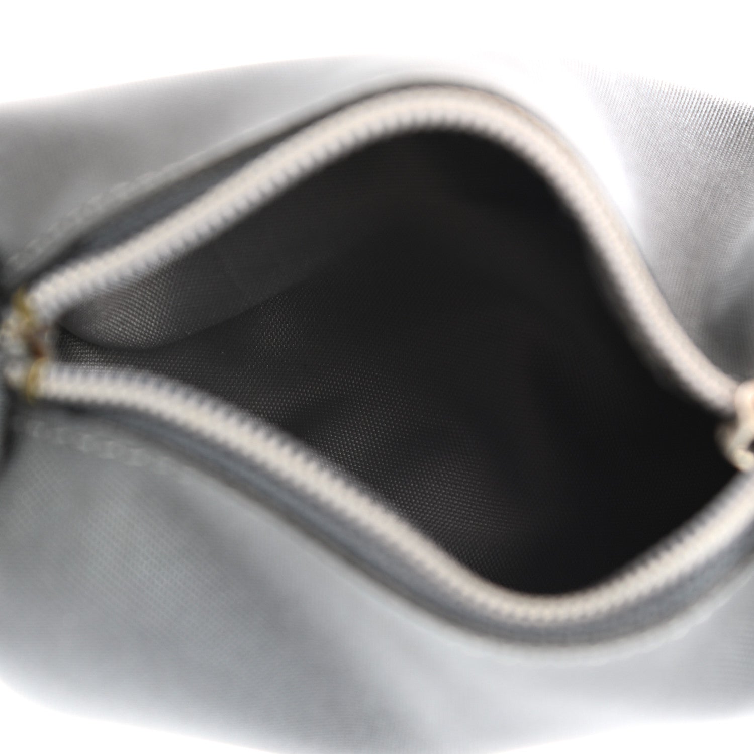 Chanel Nylon Mini Pouch Grey 5 of 10