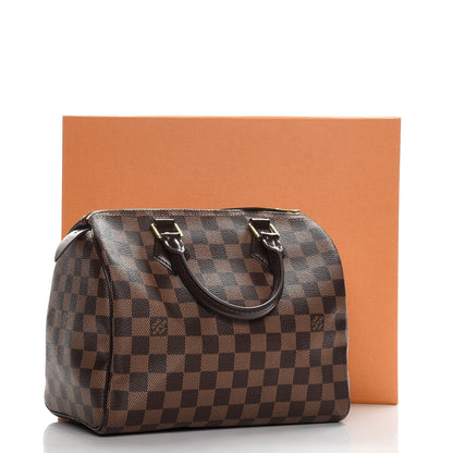 Louis Vuitton Damier Ebene Speedy 25 8 of 8