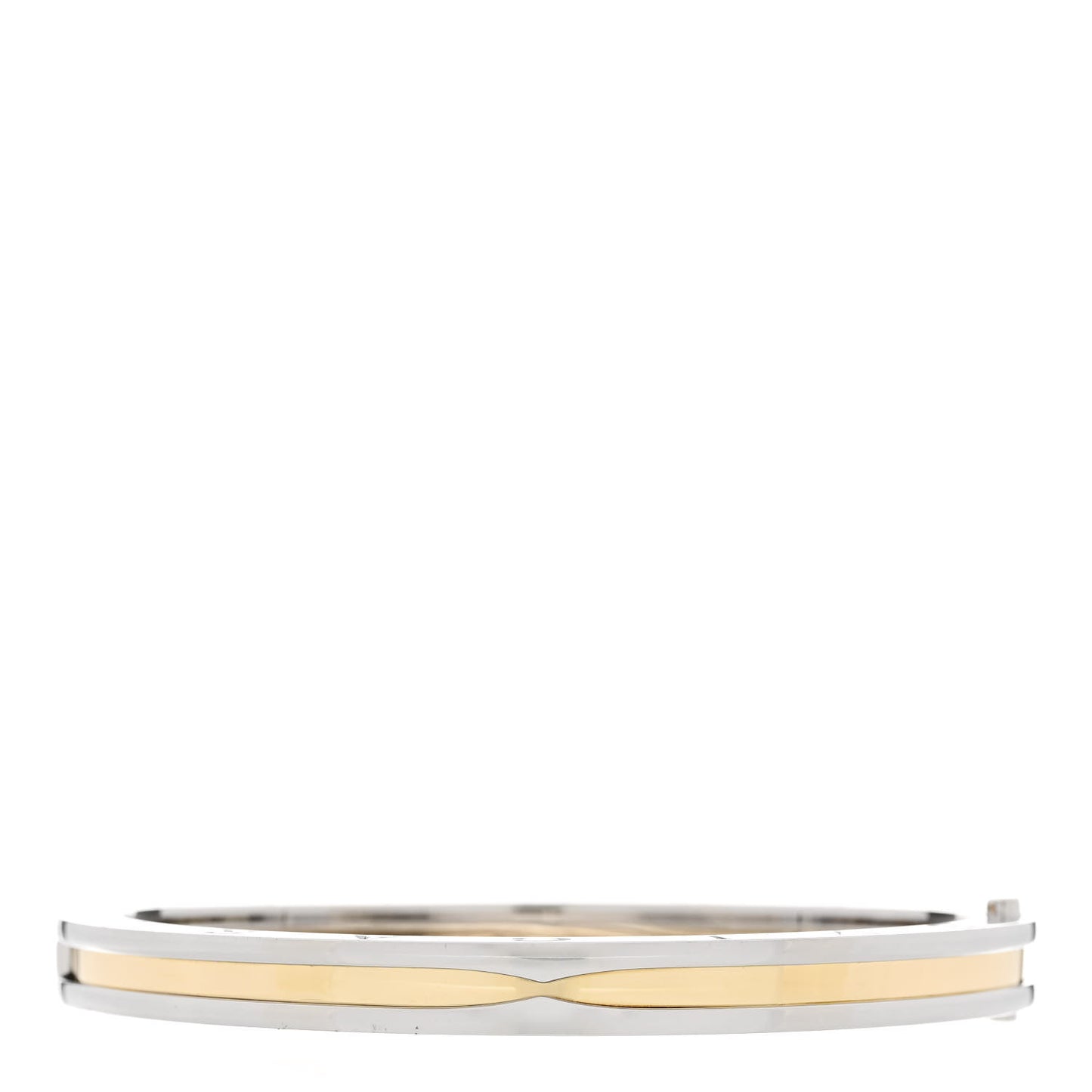 18K Yellow Gold Stainless Steel B.Zero1 Bangle Bracelet