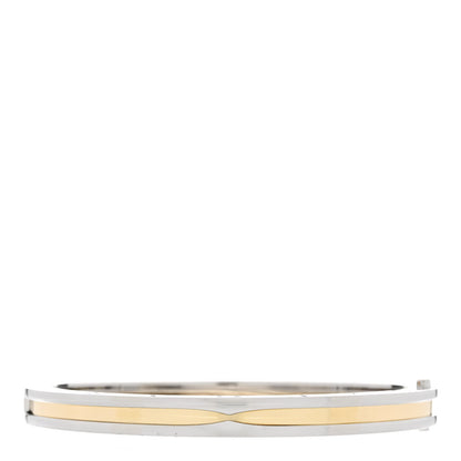 Bulgari 18K Yellow Gold Stainless Steel B.Zero1 Bangle Bracelet 1 of 5