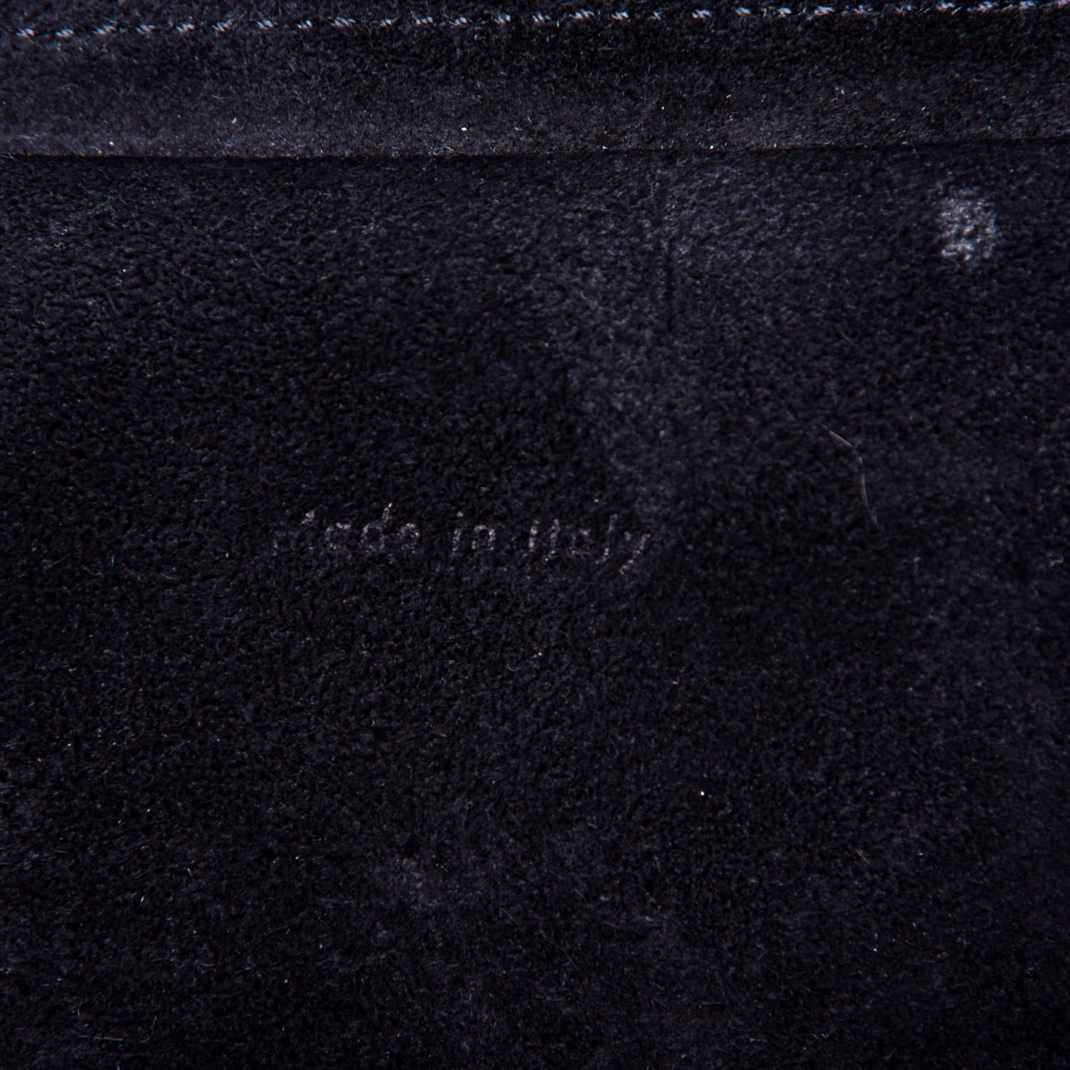 Celine Calfskin Crocodile Embossed Small Belt Bag Navy 6 of 9