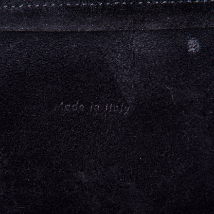 Celine Calfskin Crocodile Embossed Small Belt Bag Navy 6 of 9