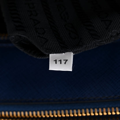 Prada Saffiano Medium Galleria Double Zip Tote Bluette 7 of 15