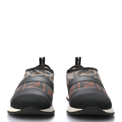 Fendi Technical Mesh FF Sneakers 38 Tobacco Red 2 of 7