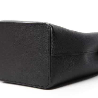 Louis Vuitton Calfskin Nano Lockme Bucket Black 7 of 11