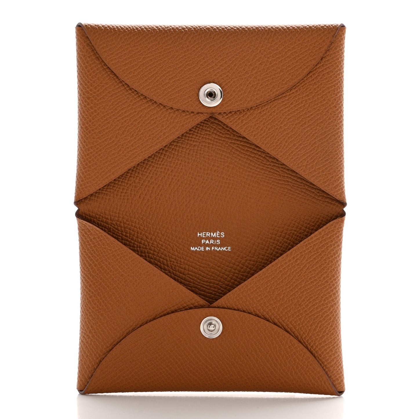 Epsom Calvi Card Case Gold