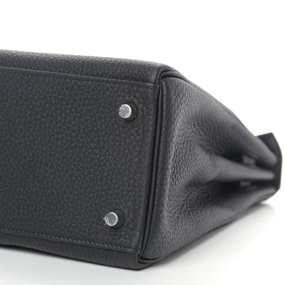 Hermes Togo Kelly Retourne 32 Black 7 of 13