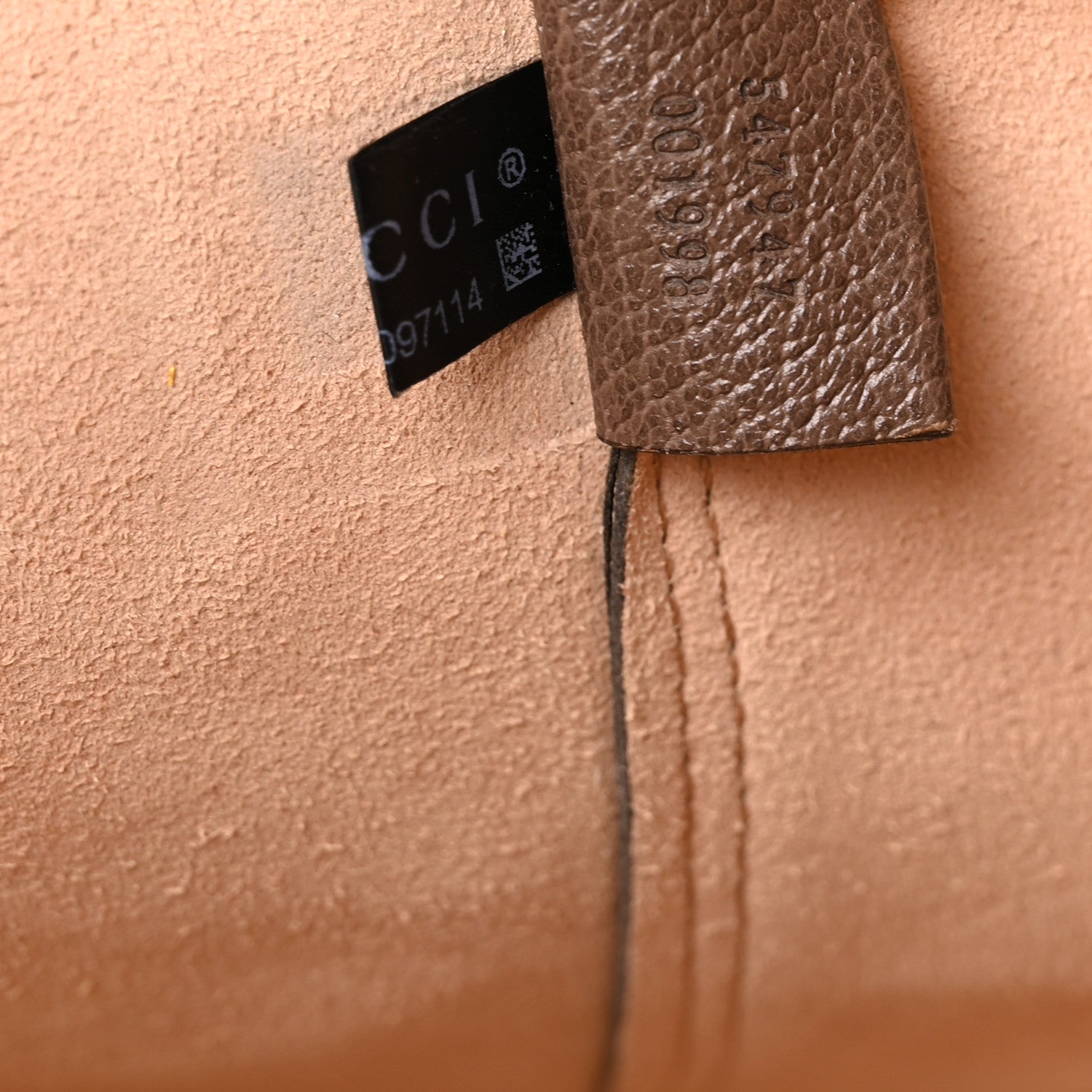 Gucci GG Supreme Monogram Web Ophidia Tote Brown 8 of 11