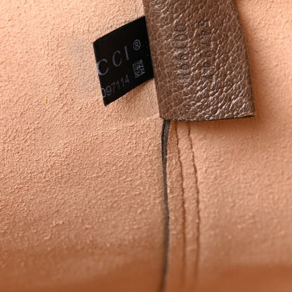 Gucci GG Supreme Monogram Web Ophidia Tote Brown 8 of 11
