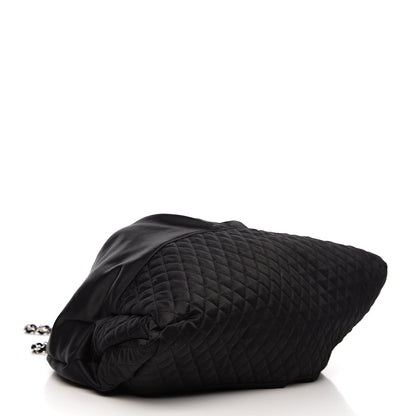 Chanel Satin Melrose Hobo Black 3 of 9