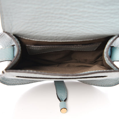 Chloe Calfskin Mini Marcie Round Crossbody Bag Faded Blue 4 of 9