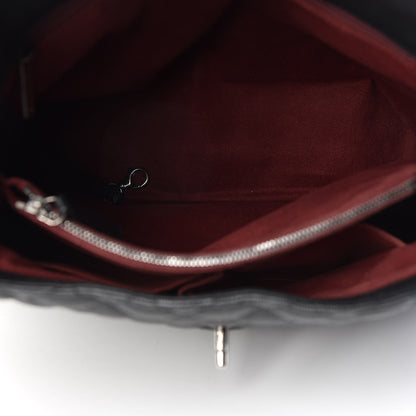 Chanel Caviar Quilted Large Coco Handle Flap Grey 7 of 12