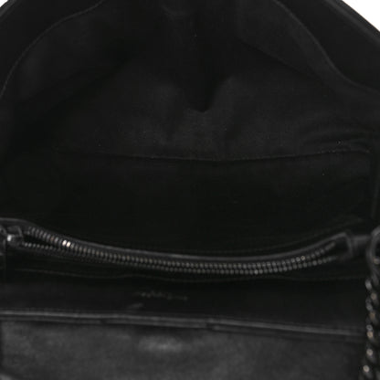 Saint Laurent Calfskin Y Quilted Monogram Monochrome Medium Loulou Chain Satchel Black 5 of 10