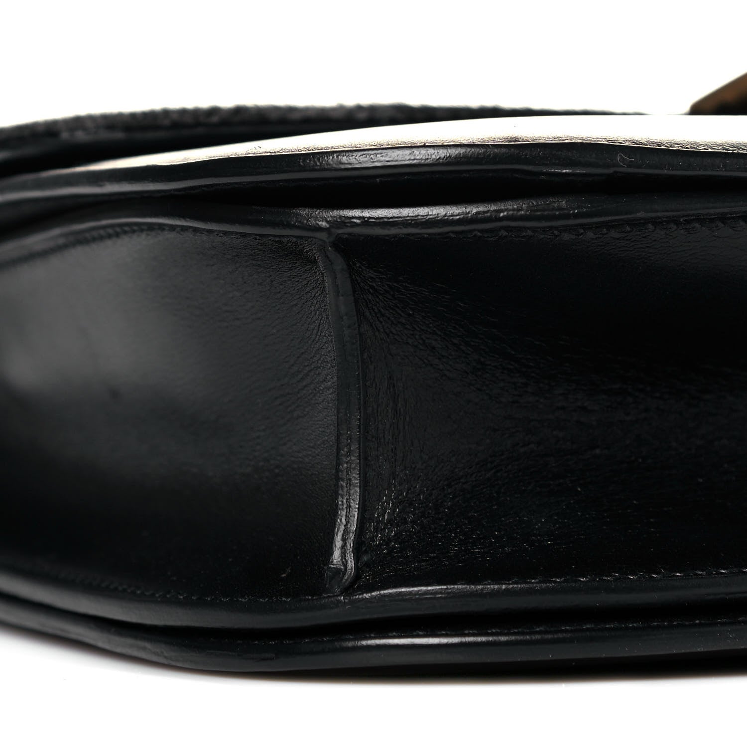 Celine Box Calfskin Pony Hair Medium Box Flap Black 6 of 10