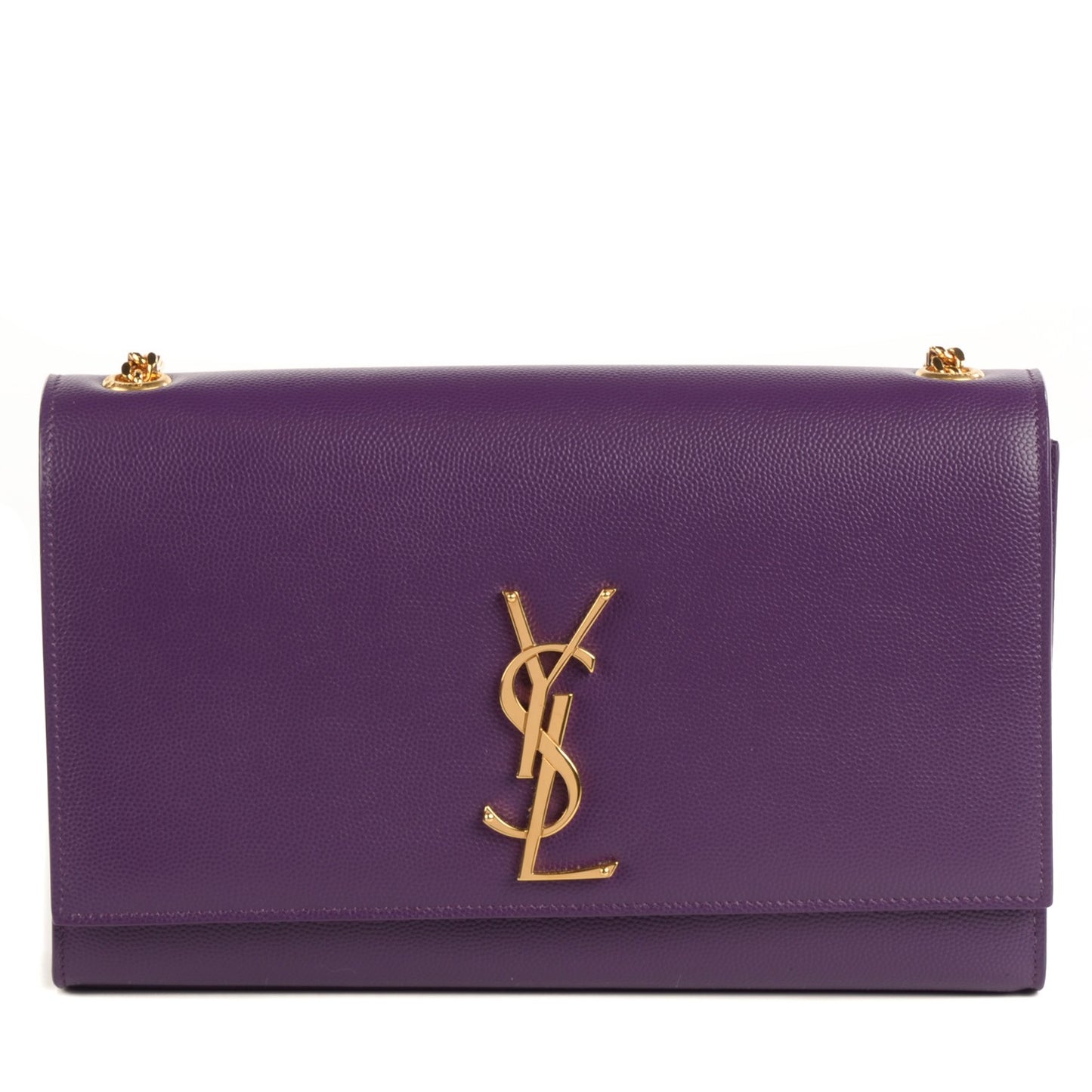 Grain de Poudre Medium Classic Monogram Satchel Lilac