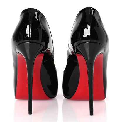 Christian Louboutin Patent New Very Prive 120 Pumps 36 Black 6 of 10