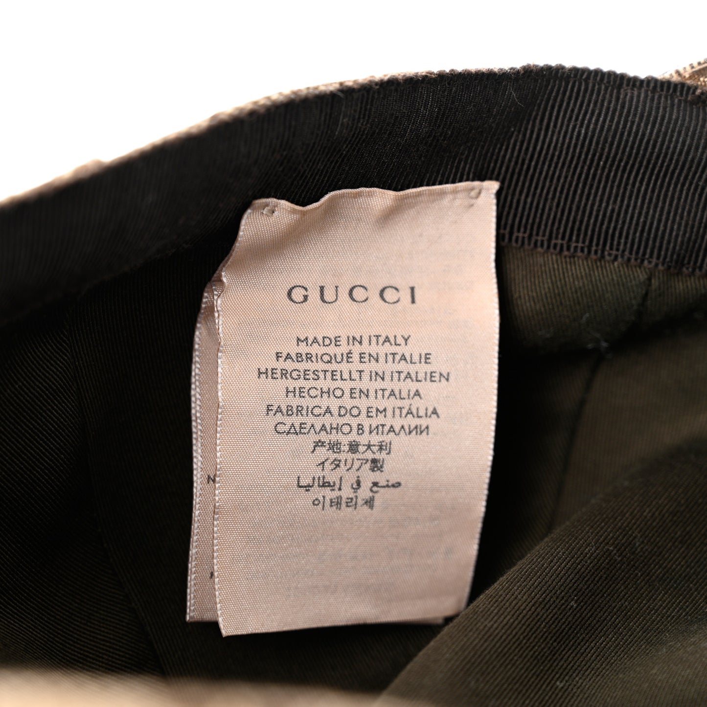 Monogram Web Baseball Hat L Beige Cocoa