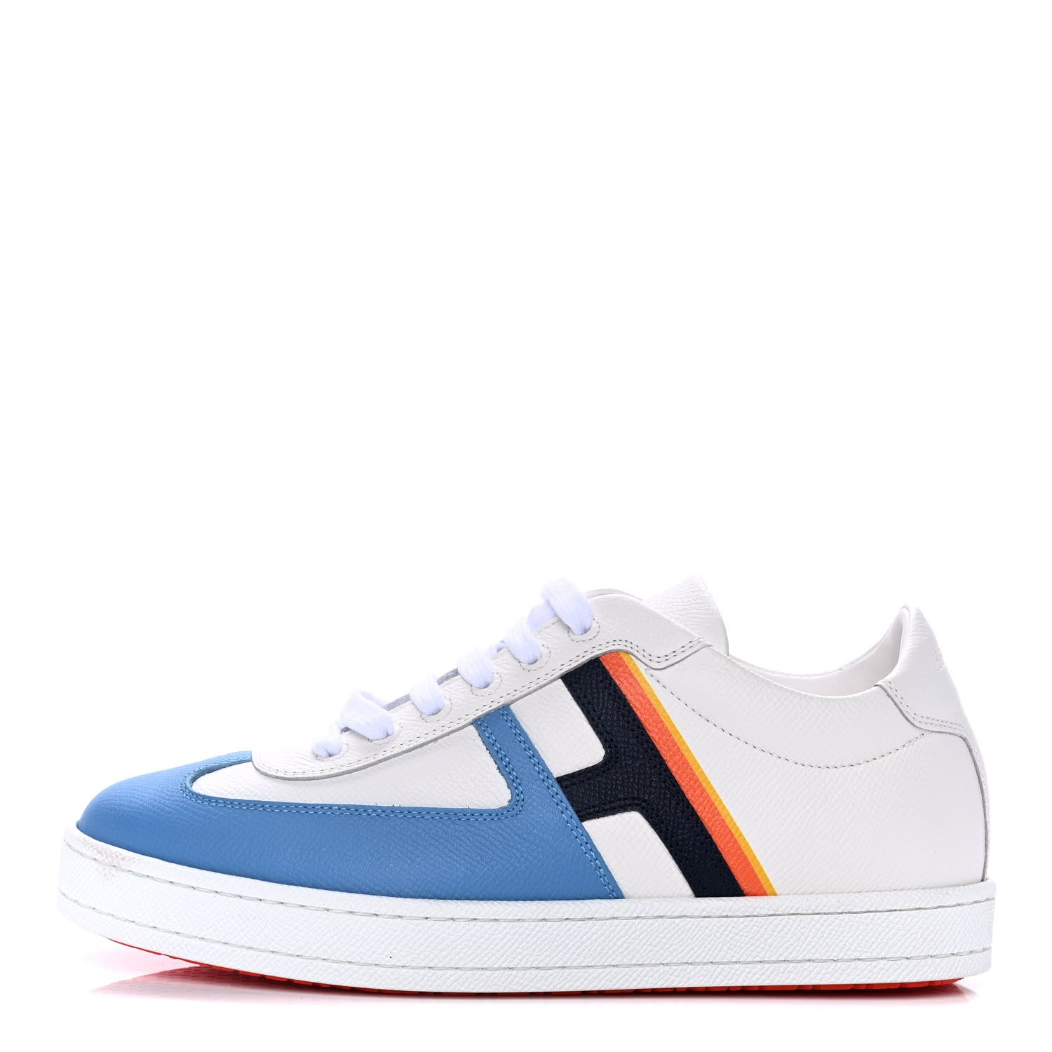 Hermes Epsom Womens Boomerang Sneakers 36 Bleu Allure Multicolor 1 of 11