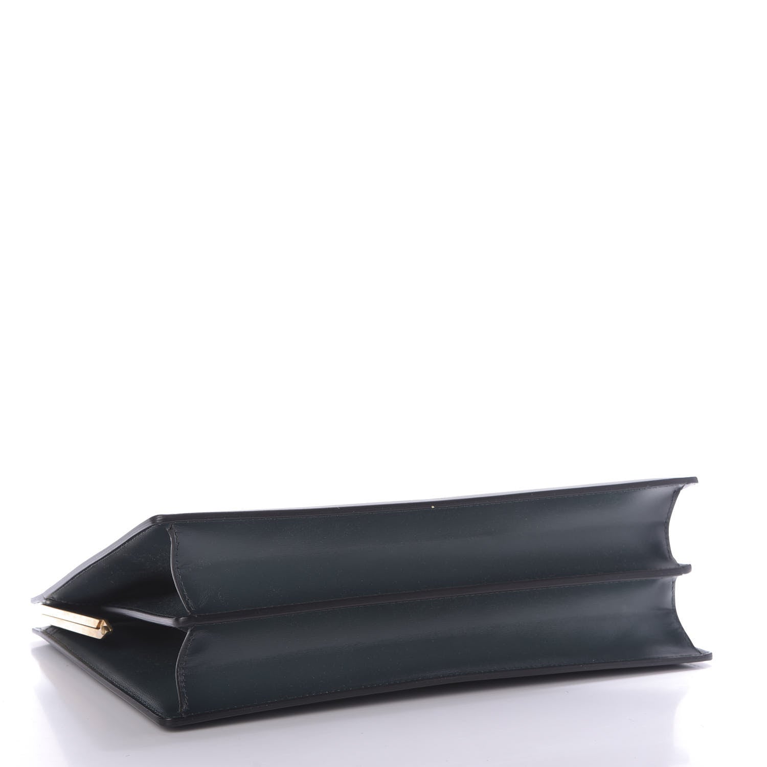 Celine Box Calfskin Medium Clasp Bag Dark Green 4 of 9