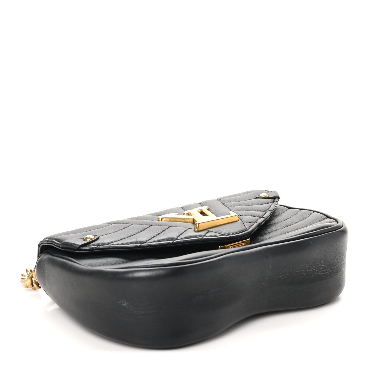 Louis Vuitton Calfskin New Wave Chain PM Black 4 of 9