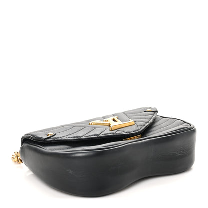 Louis Vuitton Calfskin New Wave Chain PM Black 4 of 9