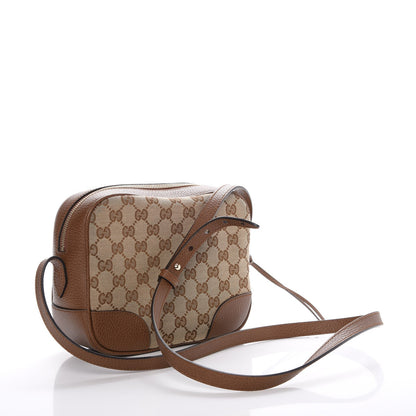 Gucci Monogram Mini Bree Messenger Bag Beige Tabacco 3 of 7